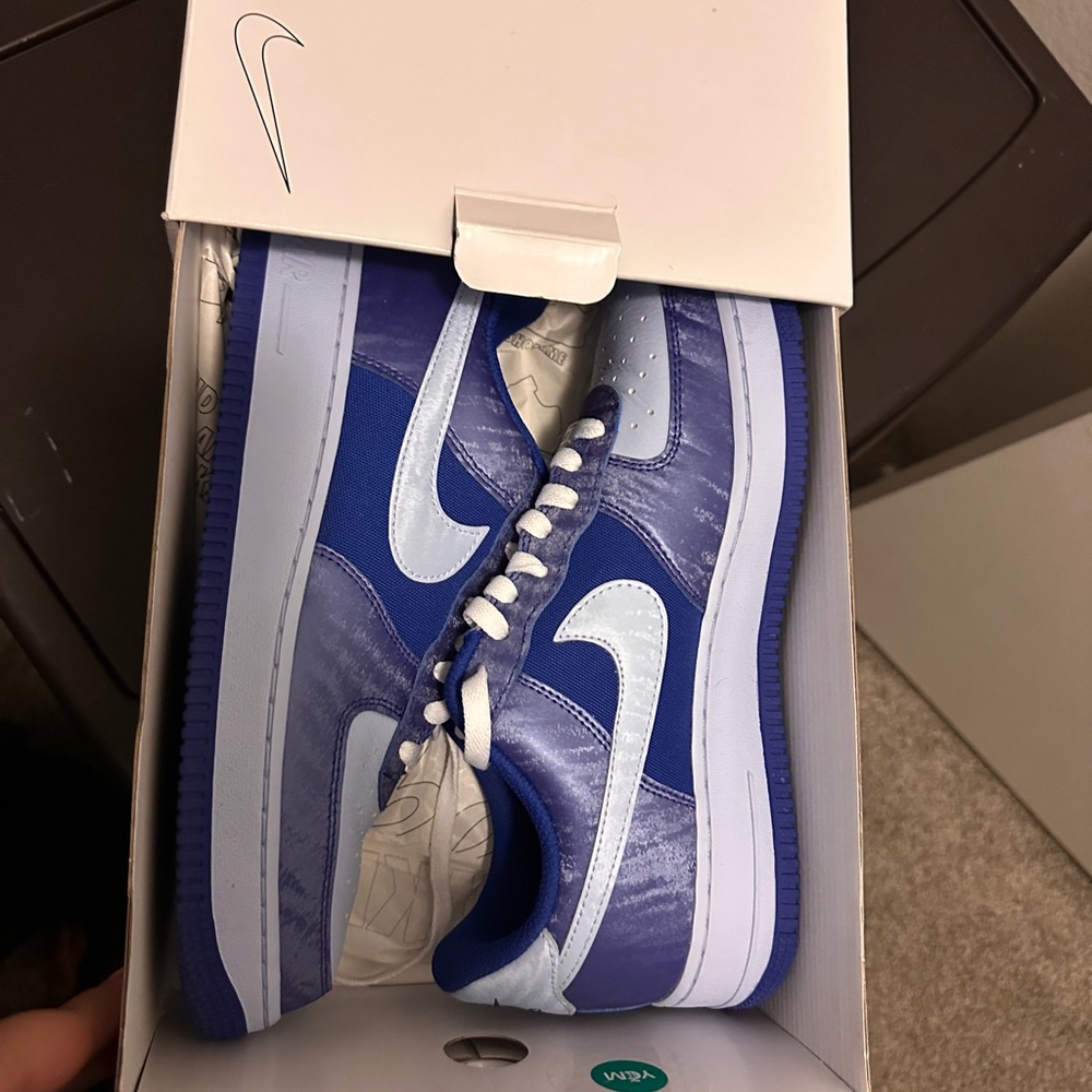 Nike Royal Blue and White Athletic Shoes